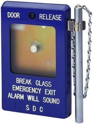 SECURITY DOOR CONTROLS SDC 491 BLUE BREAK GLASS STAT,EMG DOOR REL,2 SPDT 10 AMP CONT