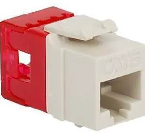 ICC (INT'L CONN & CABLE CORP) IC1078F6WH CAT6 INSERT 8P8C HD WHITE