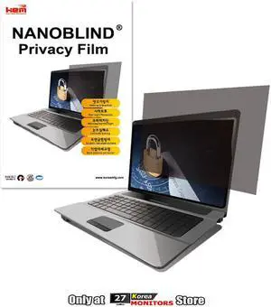 [13.3" Wide 286mm (W) x 179mm (H)] NANOBLIND Privacy Screen Filter Film for 13.3-inch LCD Laptop Notebook