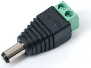 Smart Security Club DC Female to 2 Screw-In Terminal Connector, Bag of 100