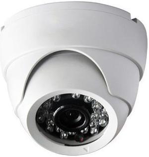 2 megapixel high definition HD-CVI security IR dome camera, 8mm lens, white