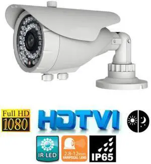 2 megapixel 1080P HD-TVI security IR bullet camera 2.8~12mm varifocal lens IP65