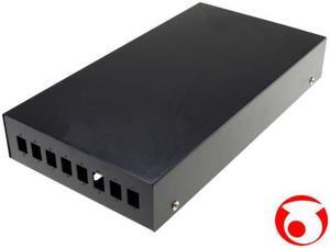 8 Port FTTH Fiber Termination Box, Wall Mount, Metal Construction