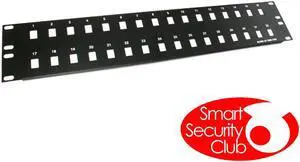 Fiber optic blank patch panel 32 ports SC simplex 2U
