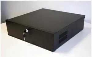 Smart Security Club DVR Lock-Box, 15 x 15 x 5 Inch, Built-In Fan - 16 Gauge