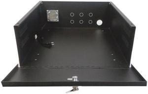DVR &  NVR Lock Box 18"x18"x5" inch, Built-In Fan, 16 Gauge