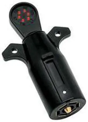 Trailer Light Tester 7 Connectors Circuit Tester, 7-Way