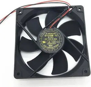 D12SM-12 D12SL-12 D12SH-12 12V 0.30A Power Supply Mute Cooling Fan