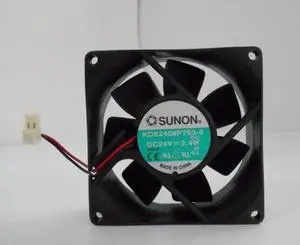 Sunon Inc. - FAN DC24V 2.4W 2-WIRE - KDE2408PTS3-6