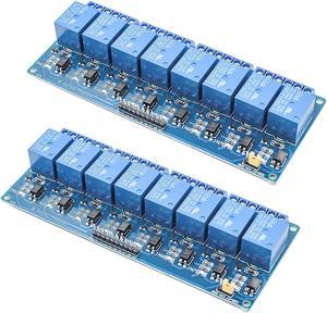 Onyehn 2pcs 8 Channel DC 5V Relay Module with Optocoupler for arduino UNO R3 MEGA 2560 1280 PIC AVR DSP ARM STM32 Raspberry Pi