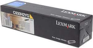 Lexmark High Yield Yellow Toner Cartridge -Yellow -Laser -24000 Page -1 Each -OEM