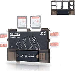 JJC SD Card Holder Micro SD Card Case Waterproof Memory Card