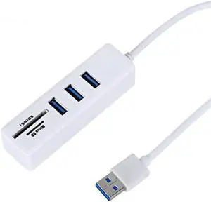 Hubs USB Hub 3.0 Multi USB 3.0 Hub USB Splitter High Speed TF SD Card Reader All in for PC Computer Accessories USB Hubs (Color : E)