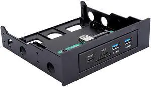 Pusokei Multi-Function Expansion Panel Hub, USB3.1/Type C Interface+Dual USB3.0+TF/Memory Card Reader 3.5 Optical &Soft Drive Panel,for Computer Chassis Pusokei Multi-Function Expansion Panel Hub, USB3.1/Type C Interface+Dual USB3.0+TF/Memory Card Reader 3.5 Optical &Soft Drive Panel,for Computer Chassis