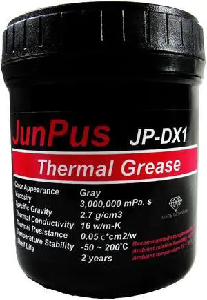 JunPus Nano Diamond Thermal Grease JP-DX1 ,Overclocking Thermal Compound , Best Thermal paste (1KG) - OEM