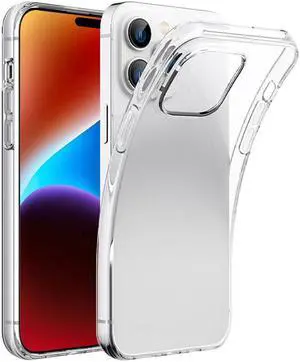 For iPhone 14PRO Case Crystal Clear Cover