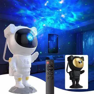 Astronaut Galaxy Projector, Starry Night Light for Room, Color Changing, Remote Control, Decorative Gift for Kids, Teens & Space Enthusiasts