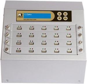 Ureach 1:19 USB Duplicator 2GB/Min - Standalone Flash Drive Copier/Eraser - Clones Thumb Drives Up To 33MB/Sec - Intelligent 9 Golden Series (UB920G)