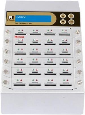 Ureach 1:23 SD/MicoroSD Duplicator 2GB/Min- Standalone SD/MicoroSD Copier/Eraser - Up To 33MB/Sec - Intelligent 9 Golden Series (SD924G)