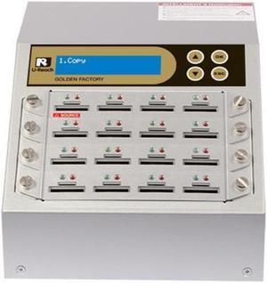 Ureach 1:15 SD/MicoroSD Duplicator 2GB/Min- Standalone SD/MicoroSD Copier/Eraser - Up To 33MB/Sec - Intelligent 9 Golden Series (SD916G)