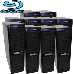 Produplicator 1 to 100 Blu-ray CD/DVD SATA Daisy Chain Duplicator with 500GB HDD (100BD)
