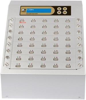 Ureach 1:59 USB Duplicator 2GB/Min - Standalone Flash Drive Copier/Eraser - Clones Thumb Drives Up To 33MB/Sec - Intelligent 9 Golden Series (UB960G)