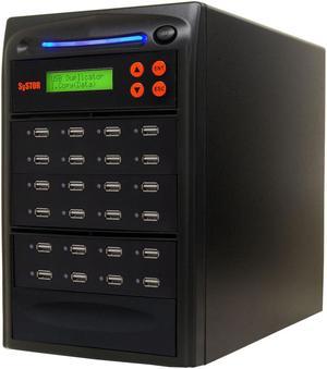 Systor 1 to 23 USB Duplicator & Sanitizer 2GB/Min - Standalone Multiple Flash Memory Copier & Storage Drive Eraser, Speeds Up to 33MB/Sec (SYS-USBD-23)