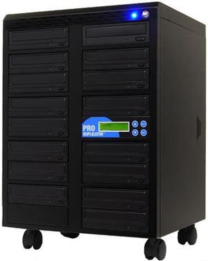 Produplicator 1 to 15 24X Burner CD DVD Duplicator - Standalone Copier Duplication Tower (ESDVDS24X15)