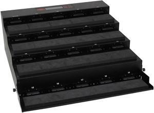Systor 1:19 Flatbed SATA Hard Drive Duplicator & Sanitizer - 18GB/Min - Copy & Erase 2.5 SDD Solid State & 3.5 HDD Disks 300MB/Sec (SYS19-SSD-SATA2)
