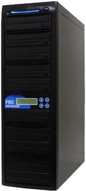 Produplicator 1 to 9 24X Burner CD DVD Duplicator - Standalone Copier Duplication Tower (ESDVDS24X09)