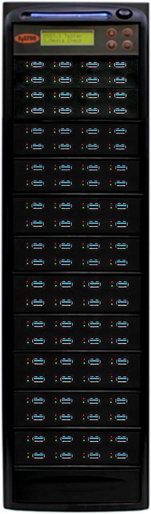 Systor 1 to 95 USB 3.0/3.1 Duplicator & Sanitizer 6GB/Min - Standalone Multiple Flash Memory Copier & Storage Drive Eraser, Speeds Up to 100MB/Sec (SYS-USB30100-95)