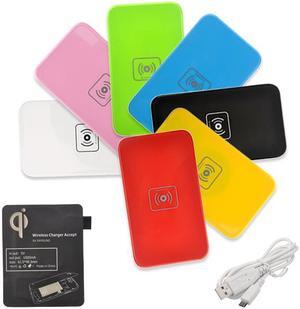QI Standard Wireless Charger Charging Pad+Receiver For Samsung Galaxy S4 S IV