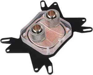 Computer Water Cooling CPU Block Head with Fast Twist Connector Copper 50mm Base