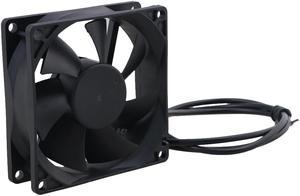 Black 5V Computer Cooling Case Fan 8025 USB Silent Fan 8CM Fan Speed 1300RPM