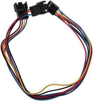 30cm PC Motherboard Fan Cooling 4 Pin to 2x 4pin/3pin PWM Extension Cable New