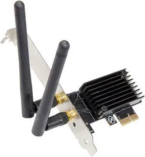 802.11AX Wifi 6 Dual Band and Bluetooth 5.0 PCI-e x1 Wireless Card
