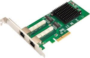 Dual Port Copper Gigabit Ethernet PCI-e x4 Bypass Server Adapter Intel i350-am2 Based