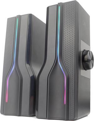 Desktop USB Powered 2-1 RGB Stereo Sound Bar
