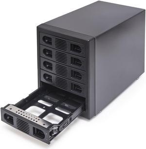 Syba SY-ENC50118 5 Bay 2.5" and 3.5" SATA HDD External USB 3.0 / eSATA RAID Hard Drive Enclosure
