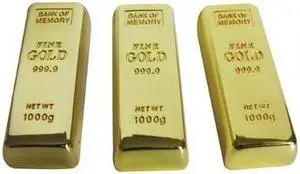 32gb USB 3.0 Flash Drive Memory Stick Gold Bar Shape USB 3.0 Disk