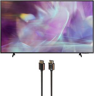 Samsung QN65Q60AA 65" QLED Q60 Series 4K Smart TV (Titan Gray) with an Austere 3S-4KHD2-2.5M III Series 4K HDMI Cable 2.5m (2021)