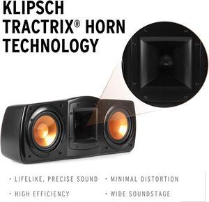 Klipsch C-200-BLACK Synergy Black Label Center Channel Speaker (2019)