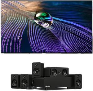 Sony XR83A90J 83 A90J Series HDR OLED 4K Smart TV with a Platin MONACO51SOUNDSEND with WiSA Wireless SoundSend Transmitter 2021