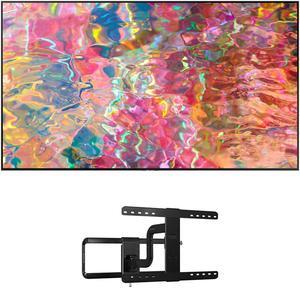 SAMSUNG 65-Inch Class QLED Q80B Series - 4K UHD Direct Full Array Quantum HDR 12X Smart TV with Alexa Built-in with a Sanus VLF525-B1 Full-Motion Premium Series Mount for 50"-82" TV's (2022)