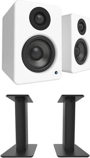 Kanto YU4MW 140W Bookshelf Speakers with Bluetooth - Matte White