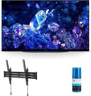 Sony XR48A90K 48" 4K Bravia XR OLED High Definition Resolution Smart TV with a Walts TV Large/Extra Large Tilt Mount for 43"-90" TV's and Walts Screen Cleaner Kit (2022)