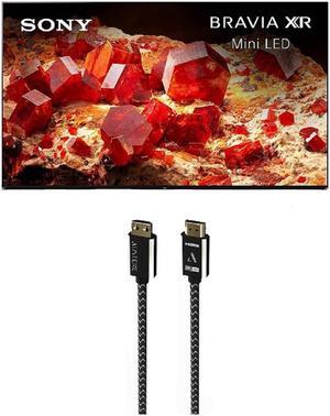 Sony XR65X93L 65 Inch 4K Mini LED Smart Google TV with PS5 Features with an Austere 7S8KHD225M VII Series 25m Premium Braided 8K HDMI Cable 2023