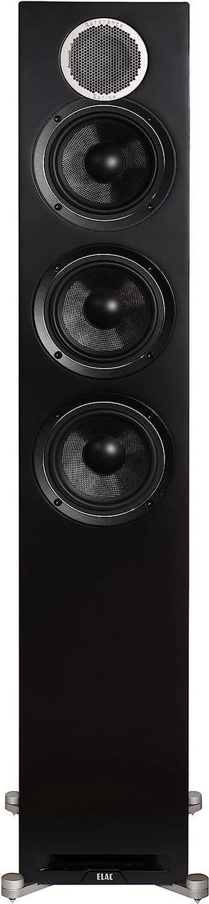 ELAC DFR52-BK Debut Reference Floorstanding Speaker - Black/Walnut