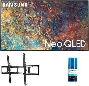 Samsung QN98QN90AA 98 Inch Neo QLED QN90 Series 4K Smart TV with a Sanus VXT7-B2 Tilt Mount For 40" - 110" Flat-Panel TVs and Walts TV HDTV Screen Cleaner Kit (2021)