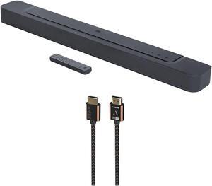 JBL BAR-300 5.0ch Soundbar with MultiBeam Sound and Dolby Atmos with an Austere 3S-4KHD2-2.5M III Series 4K HDMI 2.5m Cable (2022)